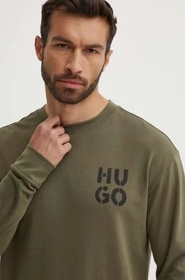 Zdjęcie produktu HUGO bluza lounge kolor zielony z nadrukiem 50520462