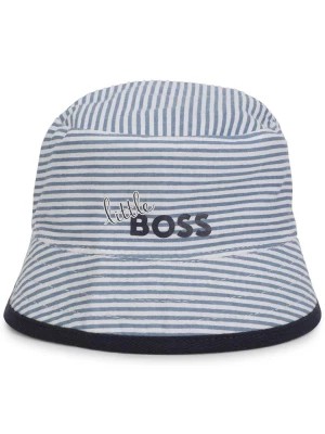 Zdjęcie produktu Hugo Boss Kids Kapelusz w kolorze błękitno-białym rozmiar: 42 cm
