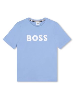 Zdjęcie produktu Hugo Boss Kids Koszulka w kolorze błękitnym rozmiar: 140