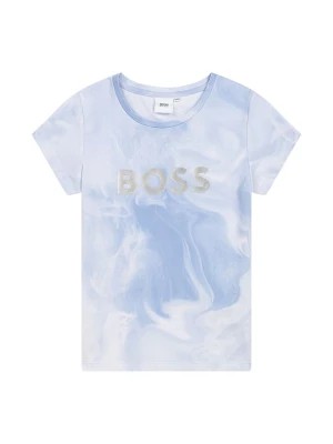 Zdjęcie produktu Hugo Boss Kids Koszulka w kolorze błękitnym rozmiar: 128