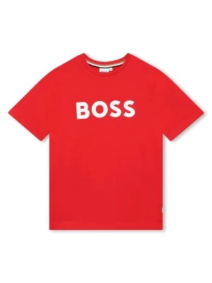 Zdjęcie produktu Hugo Boss Kids Koszulka w kolorze czerwonym rozmiar: 164