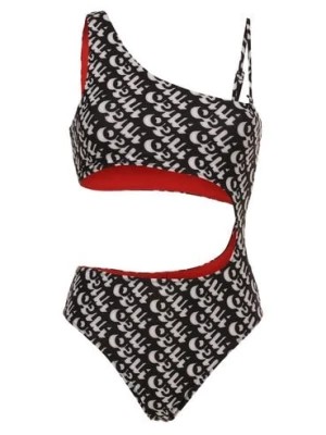 Zdjęcie produktu HUGO Damski kostium kąpielowy - Bonnie Swimsuit Kobiety czarny|biały|czerwony wzorzysty,