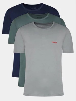 Zdjęcie produktu Hugo Komplet 3 t-shirtów T-Shirt Rn Triplet P 50480088 Zielony Regular Fit