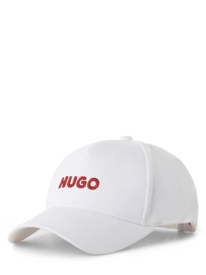 Zdjęcie produktu HUGO Męska czapka z daszkiem Mężczyźni Bawełna biały jednolity,