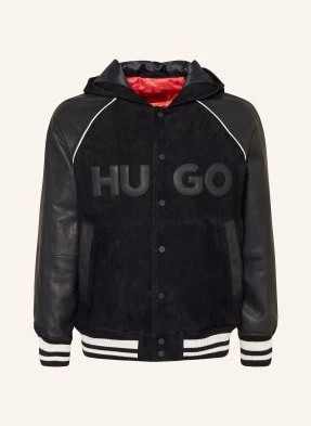 Zdjęcie produktu Hugo Overjacket Loder Ze Skóry schwarz