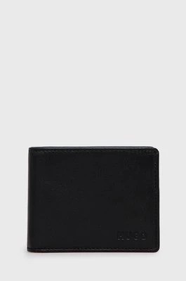 Zdjęcie produktu HUGO portfel skórzany 50470761 męski kolor czarny