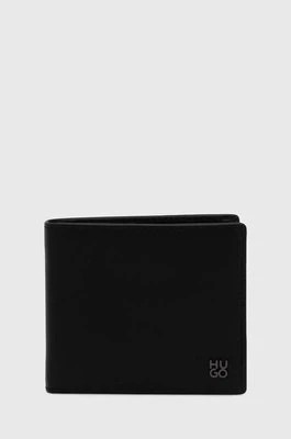 Zdjęcie produktu HUGO portfel skórzany męski kolor czarny 50511315