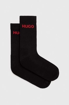 Zdjęcie produktu HUGO skarpetki 6-pack męskie kolor czarny