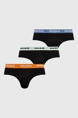 Zdjęcie produktu HUGO slipy 3-pack męskie kolor czarny 50517879