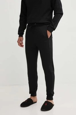 Zdjęcie produktu HUGO spodnie bawełniane lounge kolor czarny gładkie 50520501