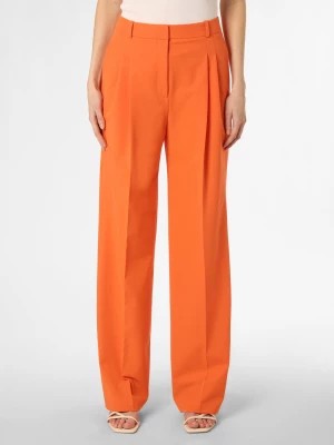 Zdjęcie produktu HUGO Spodnie Kobiety Sztuczne włókno pomarańczowy jednolity,
