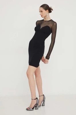 Zdjęcie produktu HUGO sukienka kolor czarny mini dopasowana 50507912