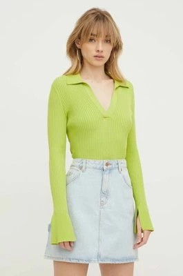 Zdjęcie produktu HUGO sweter damski kolor zielony lekki 50507957