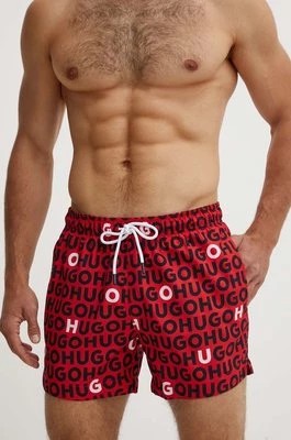 Zdjęcie produktu HUGO szorty kąpielowe kolor czerwony