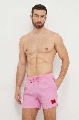 Zdjęcie produktu HUGO szorty kąpielowe kolor różowy 50469323