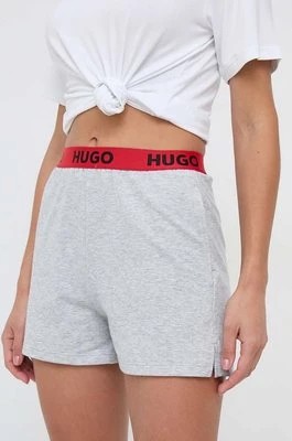 Zdjęcie produktu HUGO szorty piżamowe damskie kolor szary 50490600