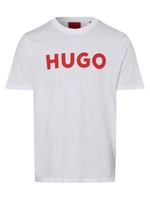 Zdjęcie produktu HUGO T-shirt męski Mężczyźni Dżersej biały nadruk,