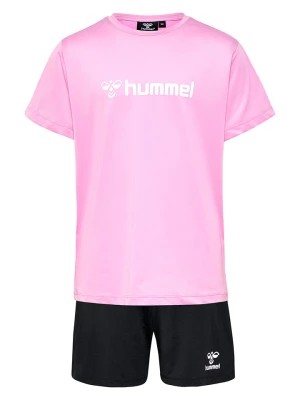 Zdjęcie produktu Hummel 2-częściowy zestaw "Plag" w kolorze czarno-różowym rozmiar: 152