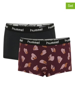 Zdjęcie produktu Hummel Pełne figi (2 pary) w kolorze czarno-czerwonym rozmiar: 122/128