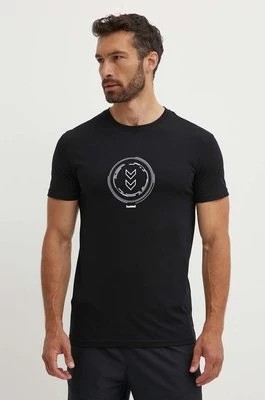 Zdjęcie produktu Hummel t-shirt Active Circle męski kolor czarny z nadrukiem 224521