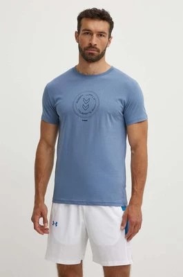 Zdjęcie produktu Hummel t-shirt Active Circle męski kolor niebieski z nadrukiem 224521