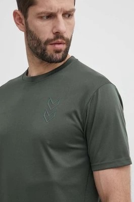 Zdjęcie produktu Hummel t-shirt treningowy Active kolor zielony gładki 224493