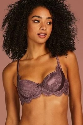 Zdjęcie produktu Hunkemöller Usztywniany biustonosz z fiszbinami Hannako Fioletowy