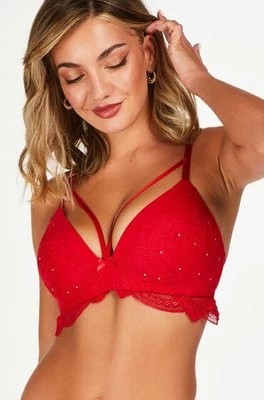 Zdjęcie produktu Hunkemöller Usztywniony biustonosz bez fiszbinów Oceana Czerwony