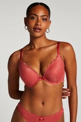 Zdjęcie produktu Hunkemöller Wyściełany biustonosz push-up z fiszbinami Marine Czerwony