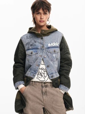 Zdjęcie produktu Hybrydowa parka z kapturem Mickey Desigual