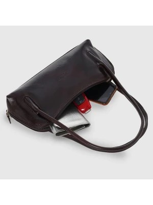 Zdjęcie produktu I MEDICI FIRENZE Skórzana torebka w kolorze brązowym - 31 x 14,5 x 6,5 cm rozmiar: onesize