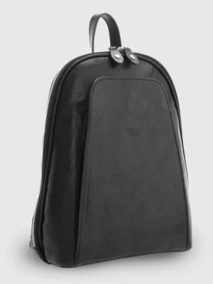 Zdjęcie produktu I MEDICI FIRENZE Skórzany plecak w kolorze czarnym - 24 x 31 x 12 cm rozmiar: onesize