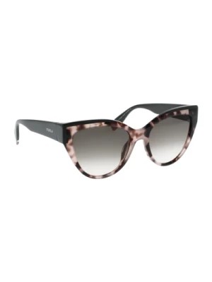 Zdjęcie produktu Ikoniczne okulary przeciwsłoneczne z gradientowymi soczewkami Furla