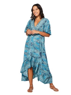Zdjęcie produktu Ipanima Sukienka w kolorze granatowo-niebiesko-beżowym rozmiar: 34/36