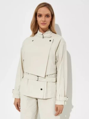 Zdjęcie produktu Isabel Marant Beżowy krótki trench Gokely rozmiar