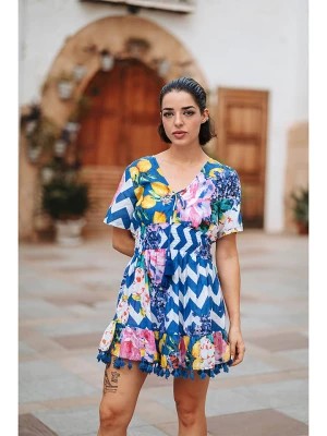 Zdjęcie produktu Isla Bonita by SIGRIS Sukienka w kolorze niebieskim ze wzorem rozmiar: L