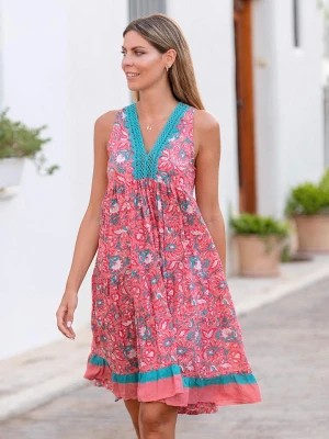 Zdjęcie produktu Isla Bonita by SIGRIS Sukienka w kolorze różowo-turkusowym rozmiar: S