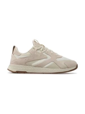 Zdjęcie produktu Ivory Refined Sneakers z Logo Boss Hugo Boss