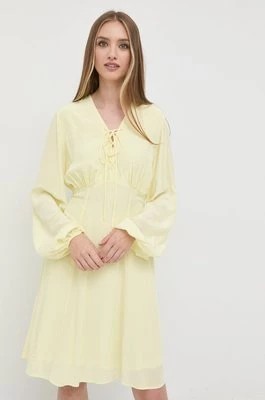 Zdjęcie produktu Ivy Oak sukienka kolor żółty mini rozkloszowana