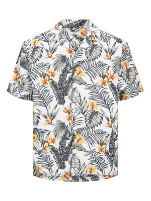 Zdjęcie produktu JACK & JONES Junior Koszula "Tropic" - Relaxed fit - w kolorze beżowo-kremowym rozmiar: 128