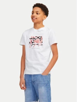Zdjęcie produktu Jack&Jones Junior T-Shirt Joraruba 12257133 Biały Standard Fit