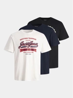 Zdjęcie produktu Jack&Jones Komplet 3 t-shirtów Logo 12257008 Kolorowy Standard Fit