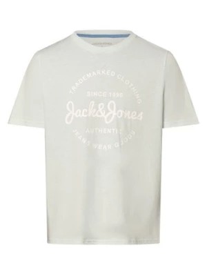 Zdjęcie produktu Jack & Jones Koszulka męska - JJForest Mężczyźni Bawełna zielony nadruk,