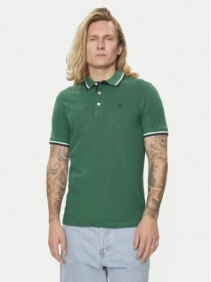 Zdjęcie produktu Jack&Jones Polo Jjepaulos 12136668 Zielony Slim Fit