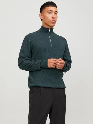 Zdjęcie produktu Jack & Jones Sweter w kolorze ciemnozielonym rozmiar: S