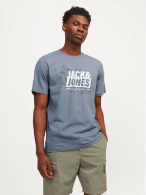 Zdjęcie produktu Jack&Jones T-Shirt Map 12257908 Niebieski Regular Fit