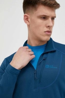Zdjęcie produktu Jack Wolfskin bluza sportowa Kolbenberg Hz kolor niebieski gładka