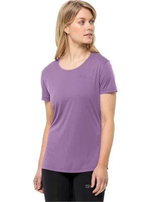 Zdjęcie produktu Jack Wolfskin Koszulka sportowa "Tech" w kolorze fioletowym rozmiar: L