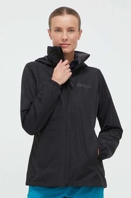 Zdjęcie produktu Jack Wolfskin kurtka outdoorowa Stormy Point kolor czarny 1111202