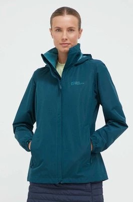 Zdjęcie produktu Jack Wolfskin kurtka outdoorowa Stormy Point 2L kolor zielony 1111202